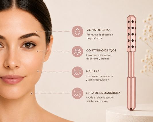 Rodillo Facial de Múltiples Esferas para Masaje
