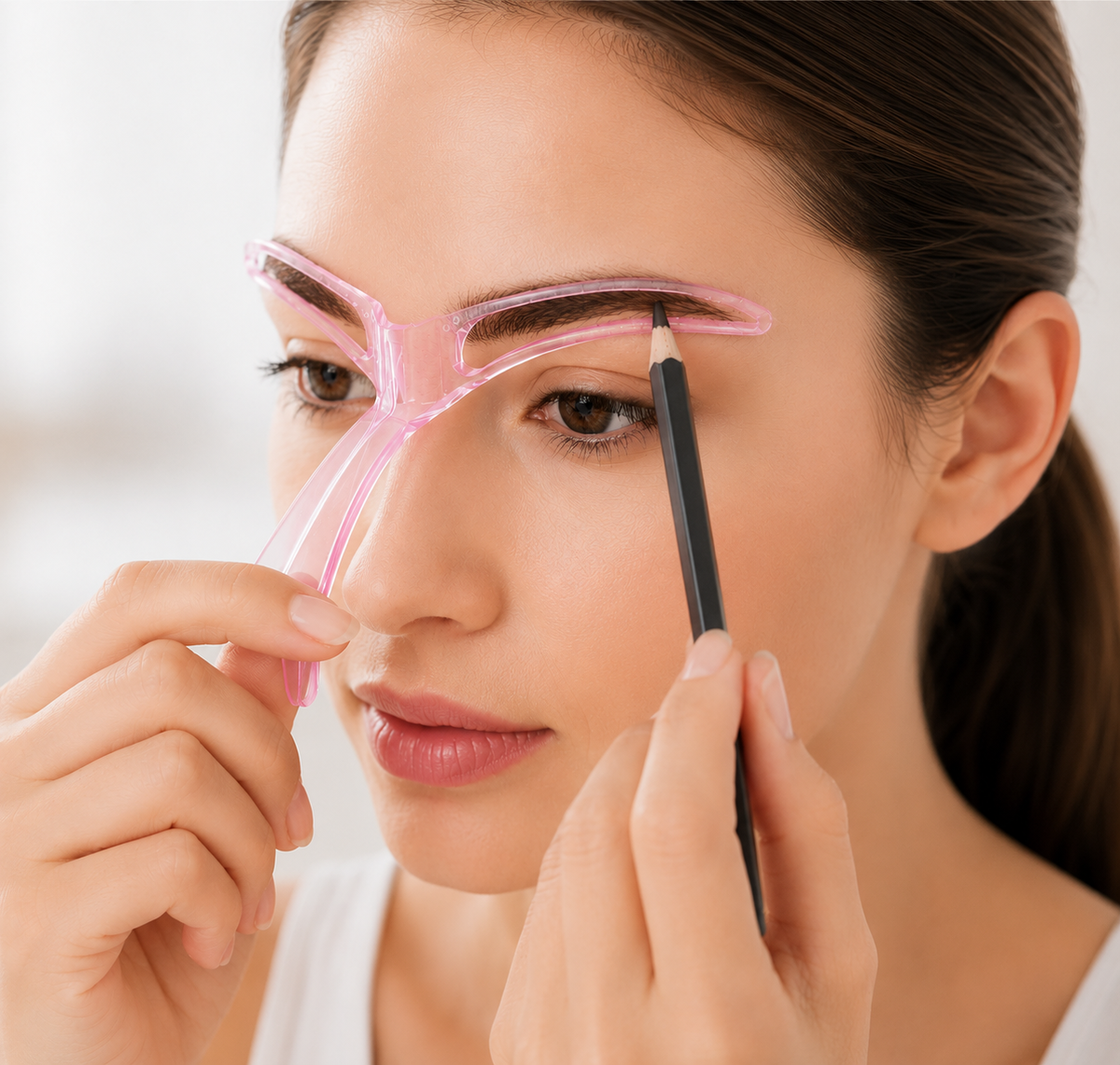 Plantilla perfecta para delineado de cejas